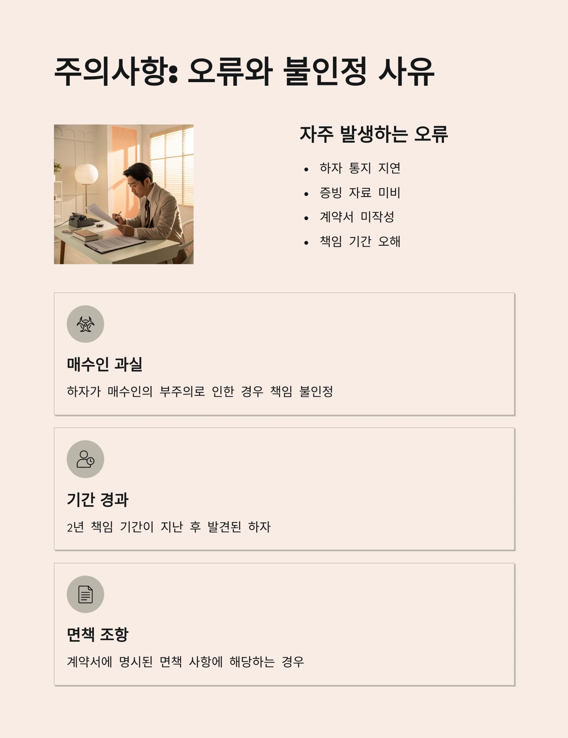 매도인 하자담보책임